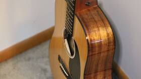 D-12ekoa Martin Fineveneer D-12e Koa Dreadnought Acoustic Electric Guitar