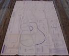 Martin Guitar Blueprints Extremely Rare Museum Display Item
