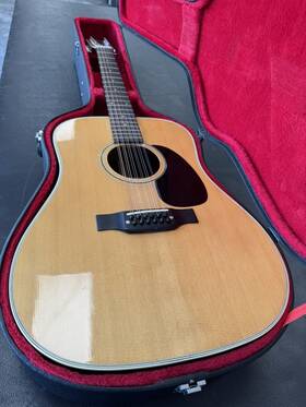 Pd6012466 Martin Guitar Dr12-7 Sigma Vintage 12 String Comes With Case