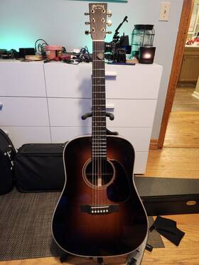 Hd-16r Martin Hd-16 Custom Lsh Acoustic / Electric Guitar With Case