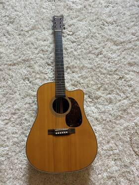 Hdc-16re Martin 2010 With Sitka Spruce Top Rosewood Sides And Satin Neck