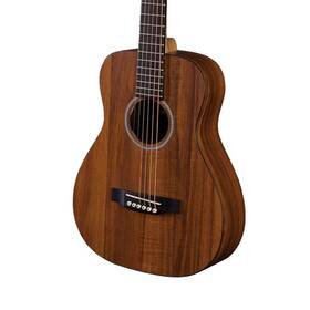 Lxk2-lefty Martin Lxk2 Little Acoustic Guitar Koa Pattern Hpl Top