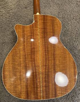 Mc-37k Martin Rare Koa Cutaway 1990 With New Gator Tsa Case