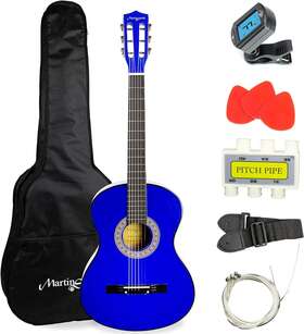Martin Smith 691043302338 Acoustic Guitar Kit With Gig Bag Plectrums Pick Holder Tuner