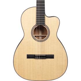Y24000c1216eny Martin 000c12-16e Nylon String Acoustic Electric Guitar - Satin Natural