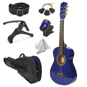 Fr-jtxjs-0317-401 Master Play 30 Inch Left Handed Wood Guitar With Case And Accessories For Kids/girls/boys/tee
