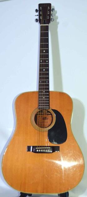 Matao M-250s Acoustic Guitar Made In Japan 1970s Pro Setup Hard Case