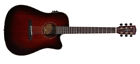 Mda66ceshb Alvarez Acoustic Electric Guitar Shadowburst Finish With Case 814295019841