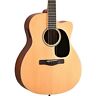 Me1ace Mitchell Element Auditorium Cutaway Guitar Natural Striped Sapele 656238025614