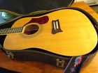 Mg412 First Act Acoustic Guitar Full Size With Case And Shoulder