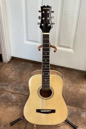 Mdj-10 Mitchell Mjd-10 Junior Acoustic Guitar Natural