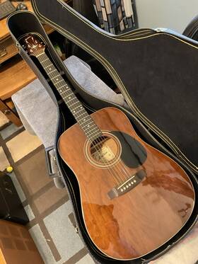 Montana By Kaman M18-wn Vintage Acoustic Guitar Korea Great Condition With Case