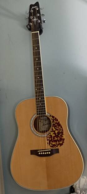 Mt106s-n Montana Solid Spruce Top Dreadnought Acoustic Guitar - Must Sell Sounds Great