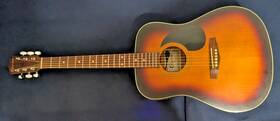 Md-30s Morris Crafter Solid Top Dreadnought Acoustic Guitar Made In Korea Very Rare