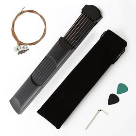 Mb-b9 Mqebeouys 6 Fret Portable Guitar Chord Practice Tool For Beginner Pull-outguitar Finger