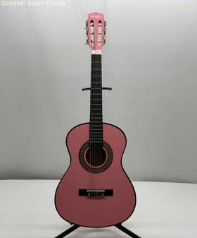 Ma-3-pnk Music Alley 6 String Beginner Right-handed Acoustic Guitar