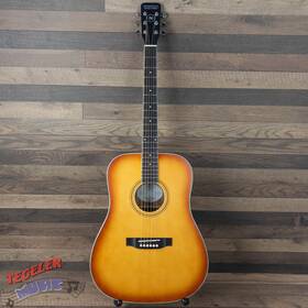 D10eb Nashville Guitar Works Acoustic Edgeburst Finish