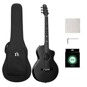 Asteroid001 Natasha Carbon Fiber Acoustic Guitar 38-inch Steel-string Guitarra Travel Dur