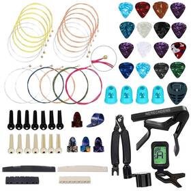 Nerecnd 194998703798 66pcs Guitar Accessories Kit Acoustic Changing Tool Including Acoust