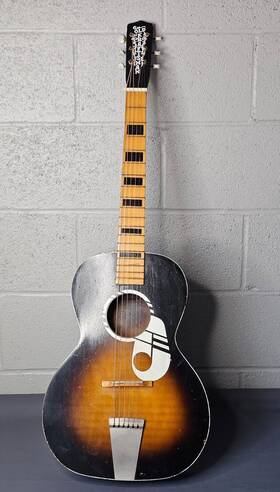 L1691 Old Kraftsman Vintage Acoustic Guitar Right Handed