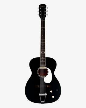 Orangewood Guitars 810002953545 Juniper Ii Baritone Live Rubber Bridge Guitar Black Satin