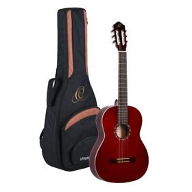 Sns-192-b00vpxobaq Ortega Guitars 6 String Family Series 1/4 Size Nylon Classical Guitar With Bag