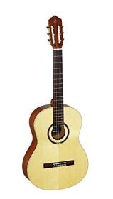 R138scmn Ortega Guitars Feel Series Short Scale Nylon 6-string Guitar New Disco