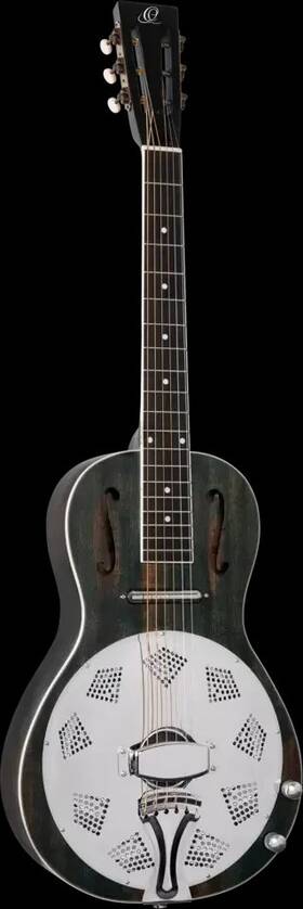 Rrg30e-dd Ortega Guitars Americana Series Acoustic-electric Parlor Resonator Guitar