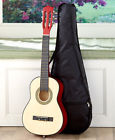 Os1go3wkts General Wood Guitar With Case Black Real Steel Strings