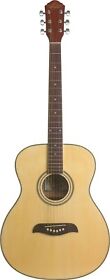 Oscar Schmidt Model Oan-a Natural Auditorium Size Acoustic Guitar New