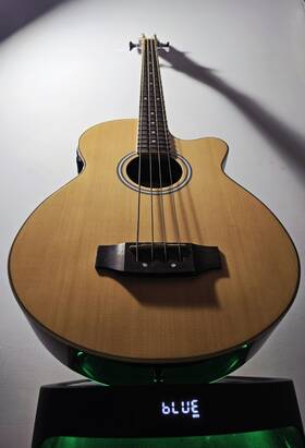Ob-100 Oscar Schmidt Acoustic-electric Bass By Washburn 200