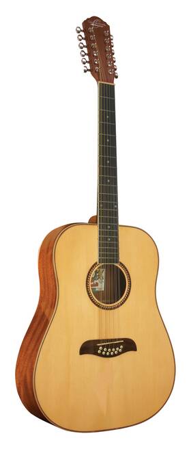 Oscar Schmidt Od312-a-u Od312-a Dreadnought 12 String Acoustic Guitar. Natural Spruce