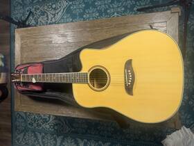 Od3ce Oscar Schmidt Vtg Y2k Dreadnaught Acoustic Guitar With Case
