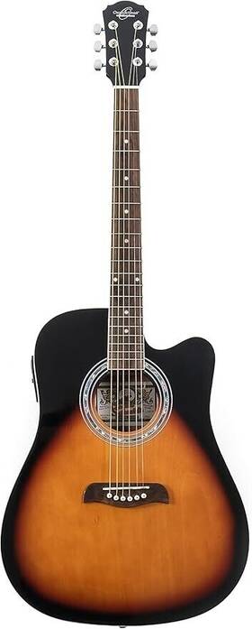 Od45cevsb-w Oscar Schmidt 6 String Acoustic Guitar Right