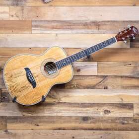 Of2sm-a-u Oscar Schmidt Of2 Folk Acoustic Guitar Spalted Maple