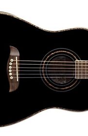 Og1b-a-u Oscar Schmidt Og1b-a 3/4-size Dreadnought Acoustic Guitar Black