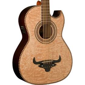Oh32seqn-u Oscar Schmidt Acoustic/electric Bajo Quinto Natural