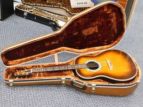 111-2-1 Ovation 1112-1 Balladeer Acoustic Guitar Vintage 1976 Made In Usa Case Included