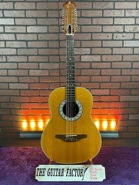 Ovation 1115-0527-u Vintage 1115 Pacemaker 12 String Acoustic Guitar With Hard Case