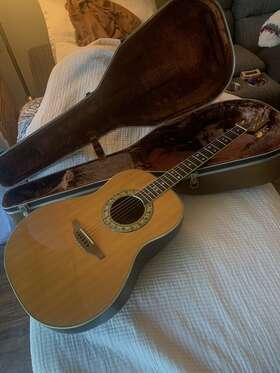 1117-4 Ovation Vintage Acoustic Guitar Model Near Flawless