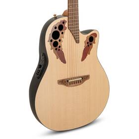 1768-4s-g Ovation Usa Pro Series Elite E-acoustic Guitar - Natural