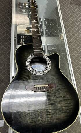 221210maco Ovation Electric Acoustic Guitar 386t Pinnacle Series Free S&h