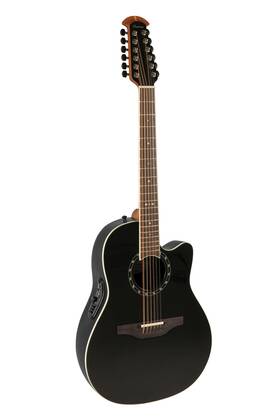 2751ax665 Ovation Timeless Balladeer 2751ax-5 Black 12-string Deep Contour
