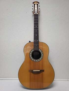 Ap1118965 Ovation Guitar 1614-4 Acoustic Electric 1978