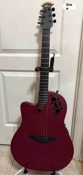 L1778l Ovation Elite 1778l Acoustic Electric Guitar - Red