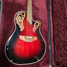 Mcs-148 Ovation Mid-depth Cutaway Acoustic Electric Mandolin With Preamp And Case Mcs148