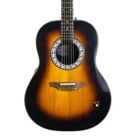 Osaeg8 Ovation 1982 1639 Natural Sunburst Acoustic/electric Guitar With Case Used