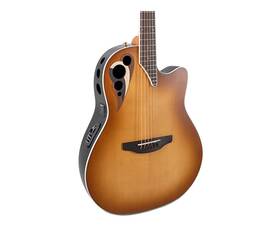 Cdx40-pb-g Ovation Ov534115 Celebrity Deluxe Cutaway A/e Guitar - Peach Burst Open Box