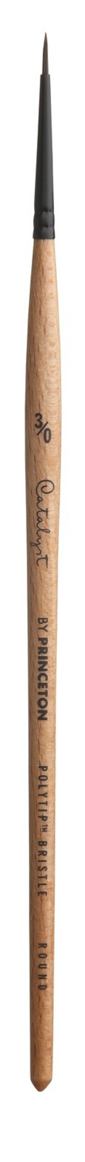 5a00303q-1h1n5 Pacon Princeton Catalyst Polytip Brush-short Handle Round Size 3/0 -