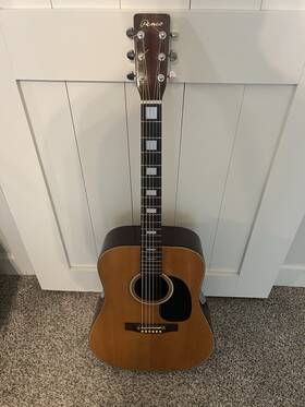 Penco A-12dlx 1970s Full Size Acoustic Guitar Made In Japan A Beauty